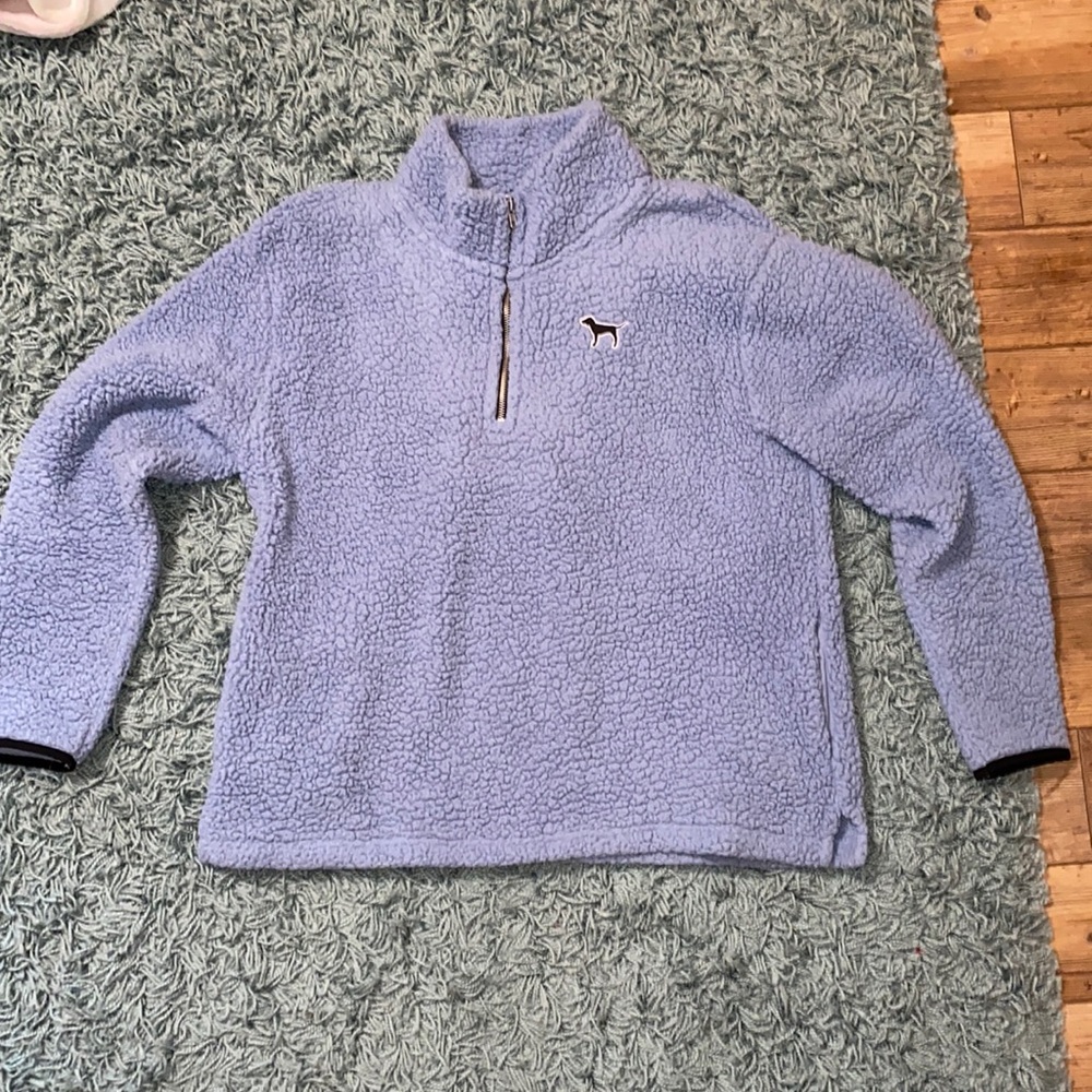 Victorias Secret PINK Steel Blue Sherpa